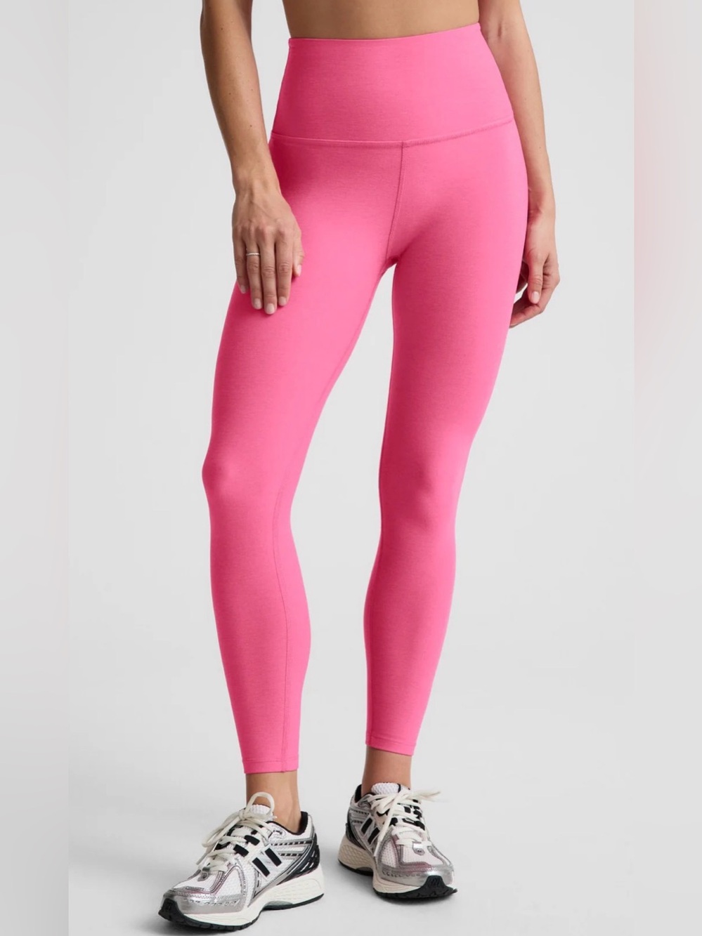Beyond Yoga‎ Spacedye Caught in the Midi Luscious Pink Heather Leggings Medium